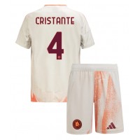 AS Roma Bryan Cristante #4 Bortedraktsett Barn 2024-25 Kortermet (+ Korte bukser)